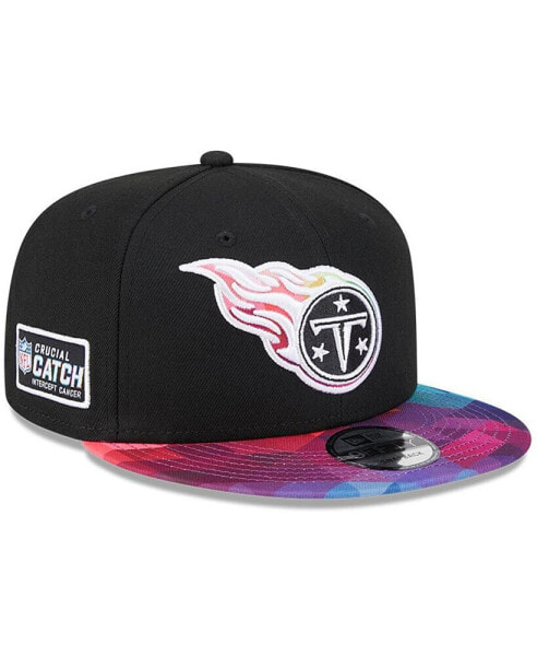 Men's Black Tennessee Titans 2023 NFL Crucial Catch 9FIFTY Snapback Hat