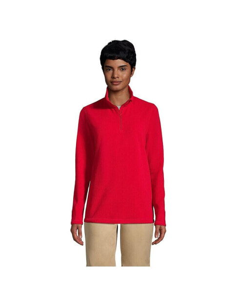 Women's School Uniform Lightweight Fleece Quarter Zip Pullover