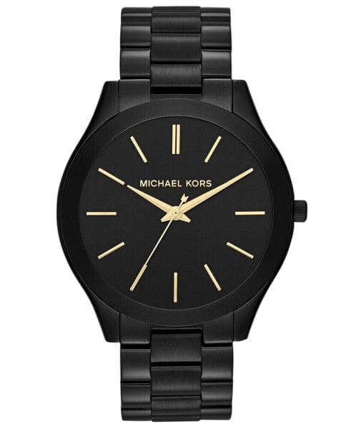 Часы Michael Kors Slim Runway Black Tone Watch
