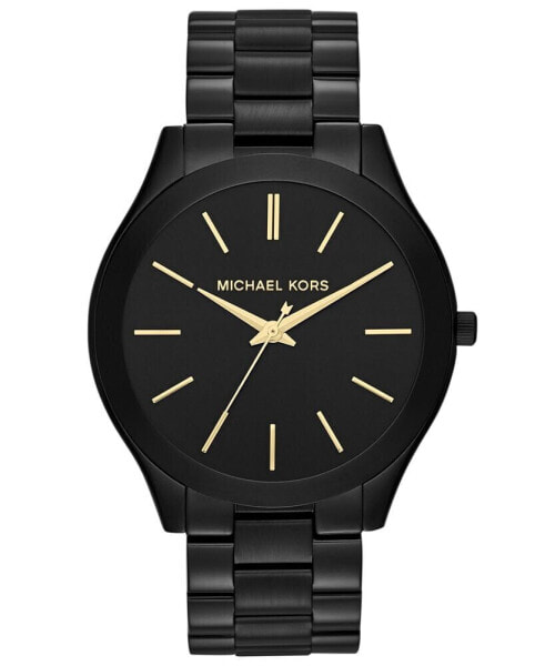 Часы Michael Kors Slim Runway Black Tone Watch