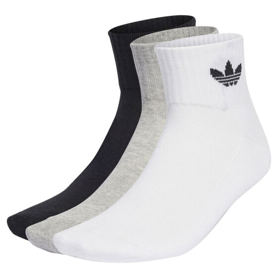 Носки средней длины adidas Originals Mid crew socks 3 пары