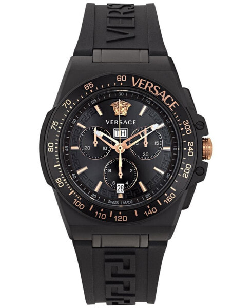 Часы Versace Swiss Chrono Greca Extreme Black