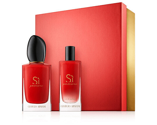 Giorgio Armani Sì Passione 50 ml EdP Set mit Mini EdP Spray