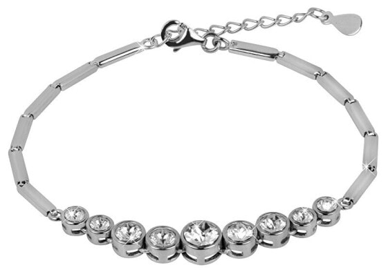 Silver bracelet with Swarovski 33111.1