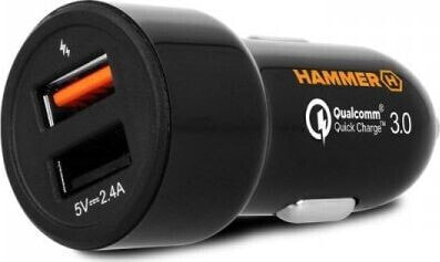 Ładowarka Hammer Car Express 2x USB-A (69339)