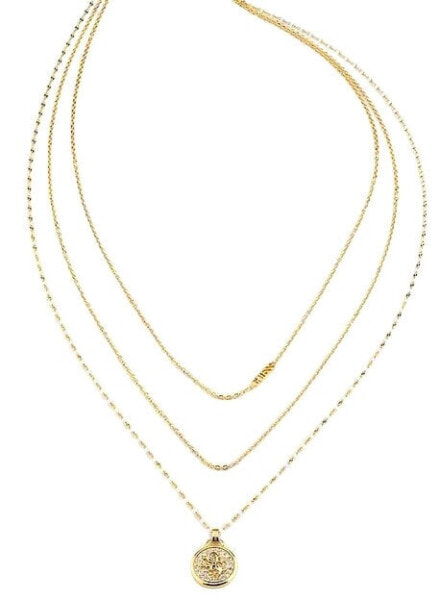 Decent triple necklace Guess JUBN03127JWYGT/U