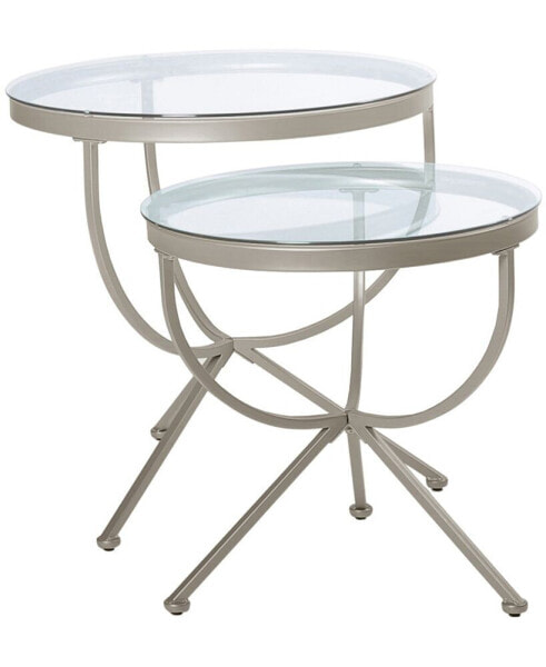 2 Piece Nesting Table Set