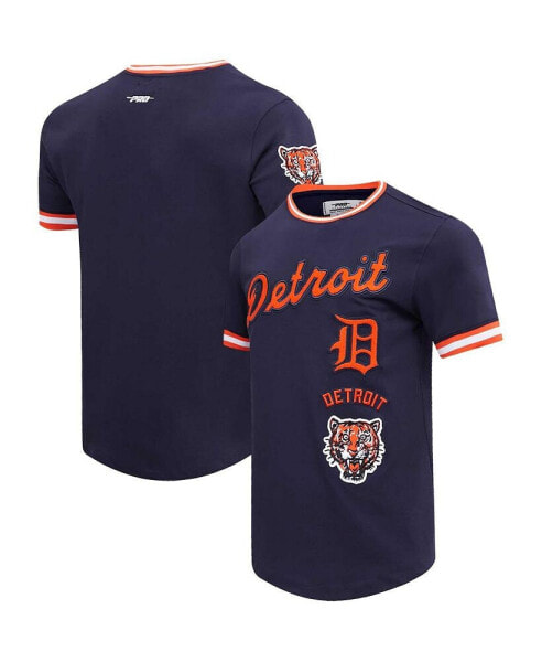 Men's Navy Detroit Tigers Cooperstown Collection Retro Classic T-shirt