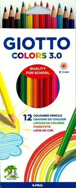 Цветные карандаши GIOTTO Colors 3.0 12 цветов