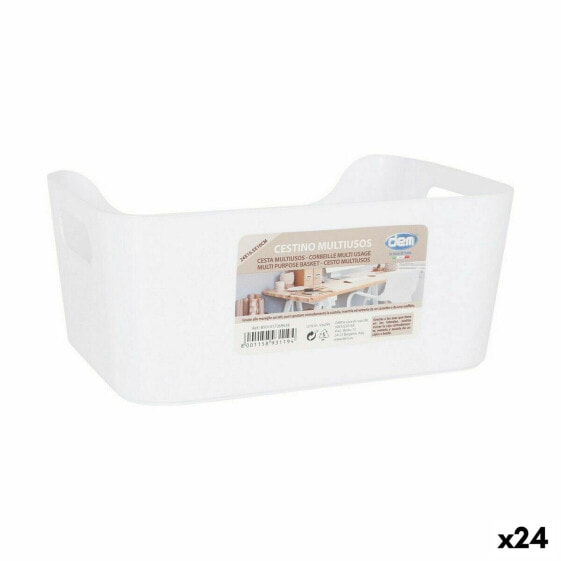 Универсальная корзина Confortime Белый 24 x 16,5 x 10 cm (24 штук)