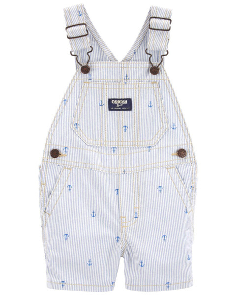 Baby Anchor Print Shortalls 3M