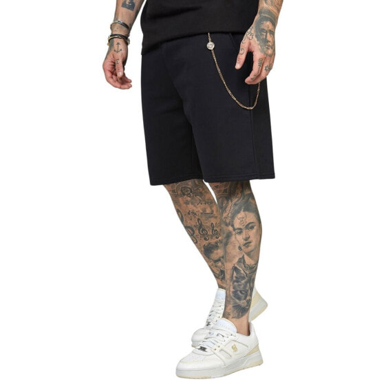 SIKSILK Chain Loose Fit shorts