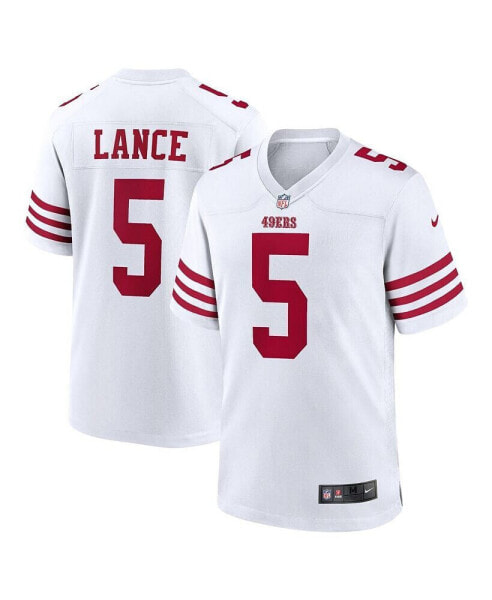 Men's Trey Lance White San Francisco 49ers Player Game Jersey