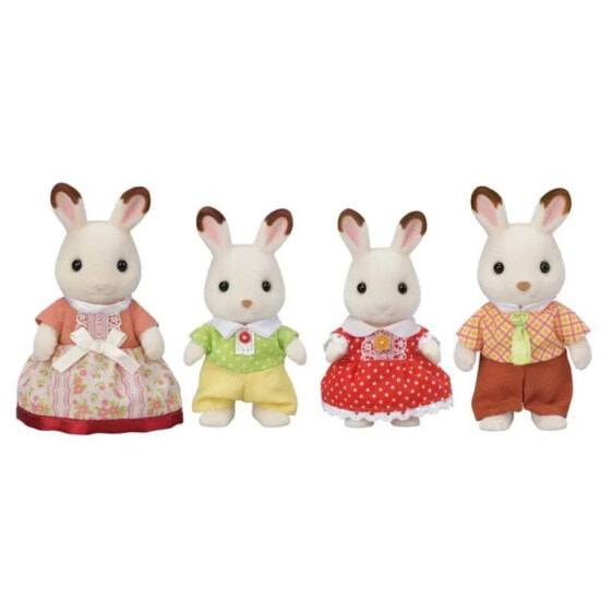 EPOCH Sylvanian Families Chocolate Rabbit Family Figures