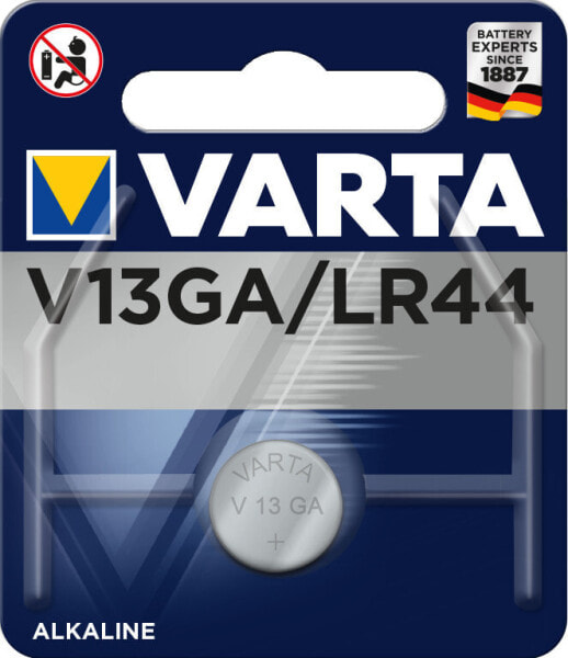 Varta V 13 GA - Single-use battery - Silver-Oxide (S) - 1.55 V - 1 pc(s) - 125 mAh - Silver