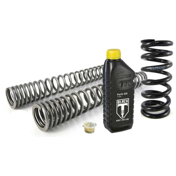 TOURATECH Black-T Stage1 Fork&Shock Absorber Replacement Kit BMW RnineT From 2015 Shock Spring