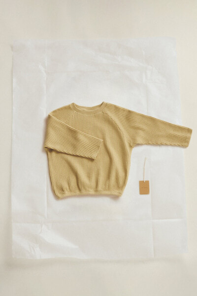 Timelesz - waffle-texture sweatshirt
