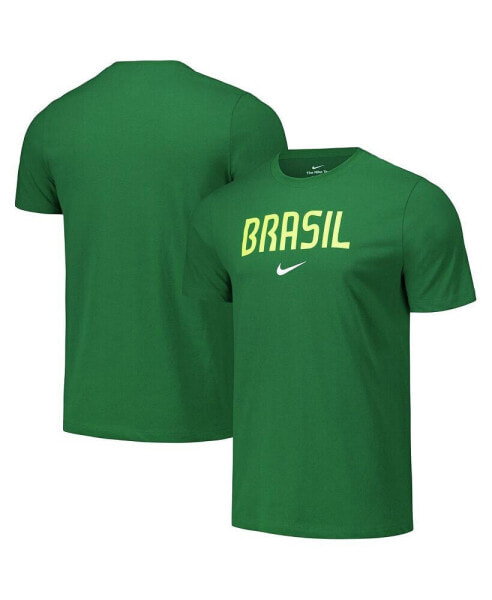 Men's Green Brazil National Team Performance T-Shirt