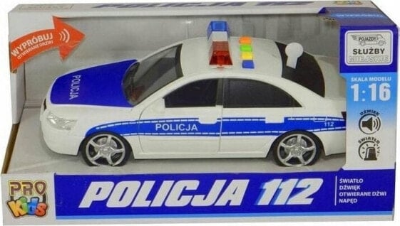 Pro Kids Pojazd z dźwiękami - Policja Polska