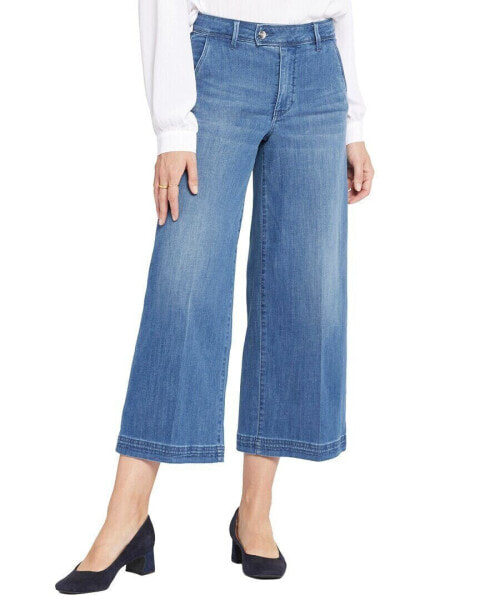 Джинсы женские NYDJ High-Rise Mona Wide Leg Stunning Jean
