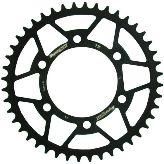 SUPERSPROX Steel Ducati 520x44 RFE735X44BLK Rear Sprocket