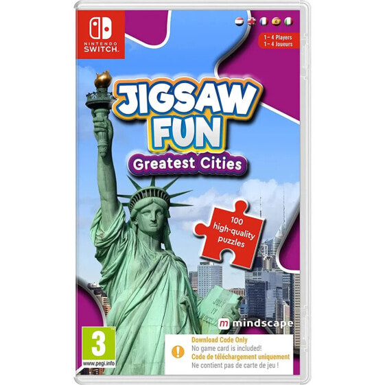 NINTENDO GAMES Switch Jigsaw Fun Greatest Cities Code in Box