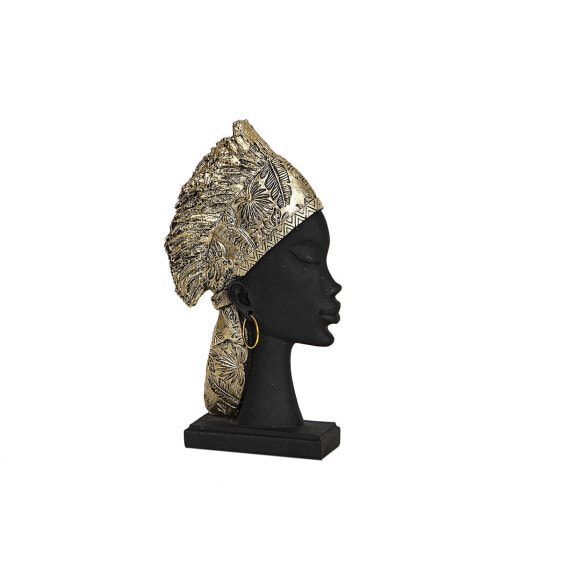 Bust Romimex Brown Resin African Woman 16 x 28 x 6 cm