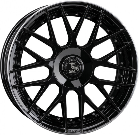 Колесный диск литой Ultra Wheels UA21 Apex black / rim polished 8.5x19 ET45 - LK5/112 ML72.6
