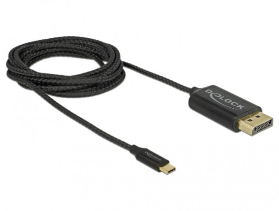 Delock 83710 - 2 m - USB Type-C - DisplayPort - Male - Male - Straight