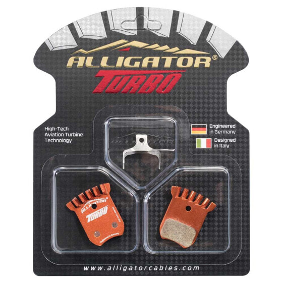 ALLIGATOR Turbo Cooling Semi-Metallic Disc Brake Pads For Shimano Ultegra BR-RS505/BR-RS80