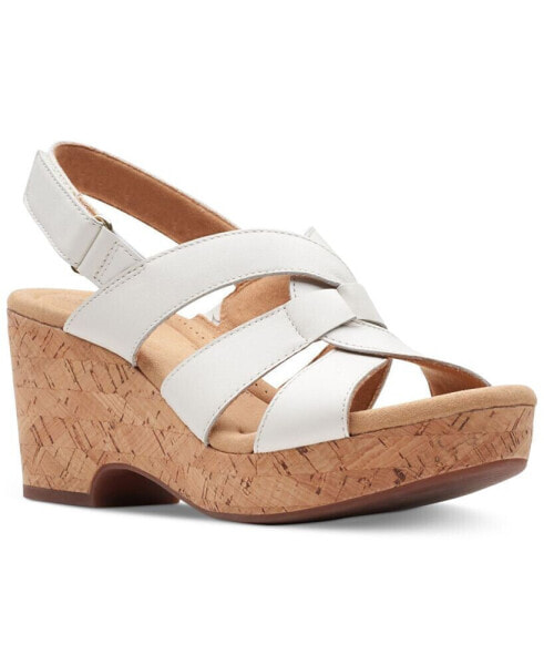 Women's Collection Giselle Beach Slingback Wedge Sandals