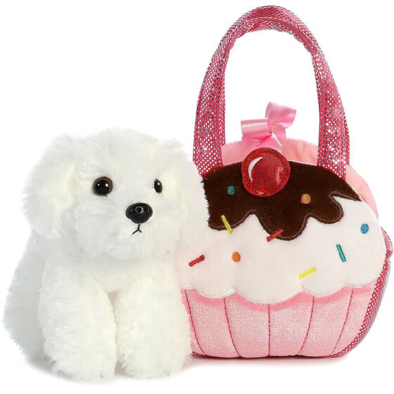 FANCY PALS Aurora Dog In A Cupcake Bag teddy