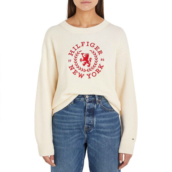 TOMMY HILFIGER Crest Graphic Co crew neck sweater