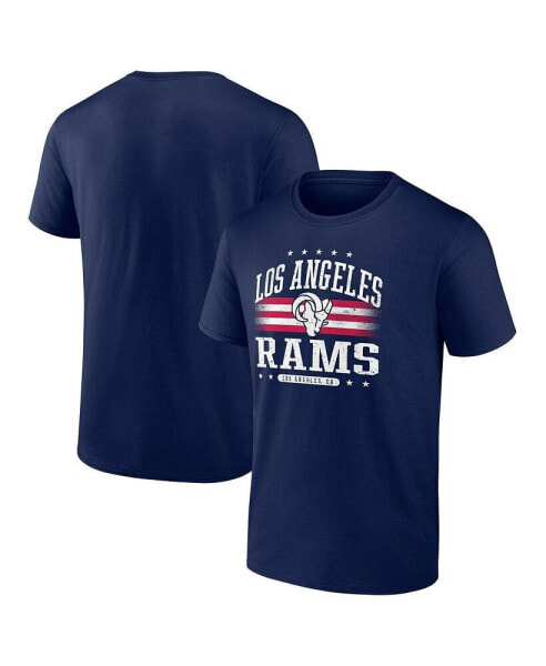 Men's Navy Los Angeles Rams Americana T-Shirt