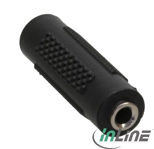 InLine 99306 кабельный разъем/переходник 3.5mm 3,5 мм Черный