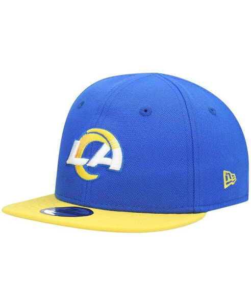 Шапка регулируемая для малышей New Era Los Angeles Rams My 1st 9FIFTY в синем цвете