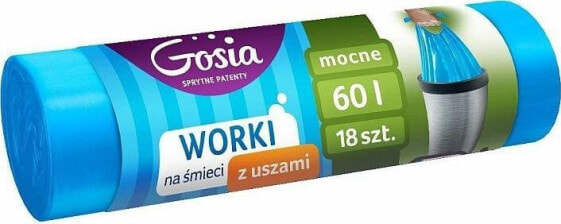 Politan Gosia Worki Na Śmieci Uszy 60l A18 Czarne 6179