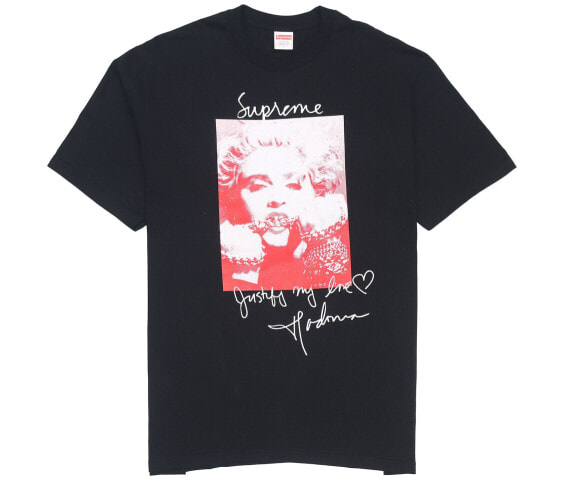 Футболка Supreme FW18 Madonna Tee Black T SUP-FW18-002