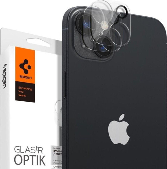 Spigen Spigen Optik.TR Camera Protector szkło hartowane na wyspę aparatu iPhone 14 / 14 Plus 2 szt. przezroczyste