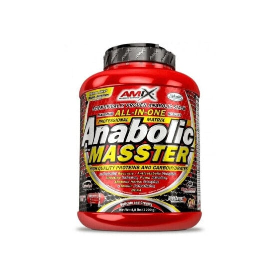 Гейнер для мышечной массы AMIX Anabolic Masster Strawberry 2.2 кг