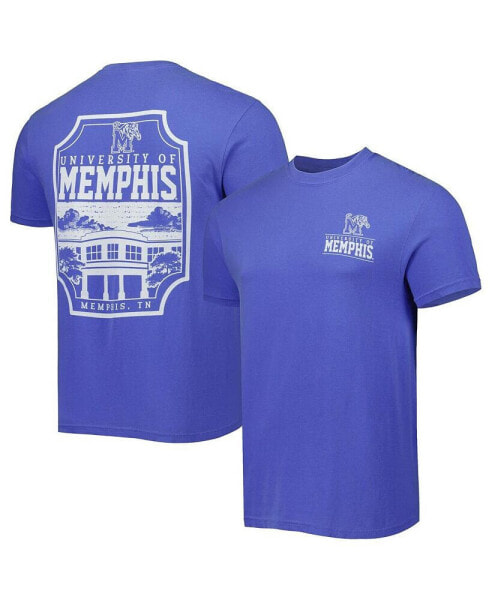 Men's Royal Memphis Tigers Logo Campus Icon T-shirt