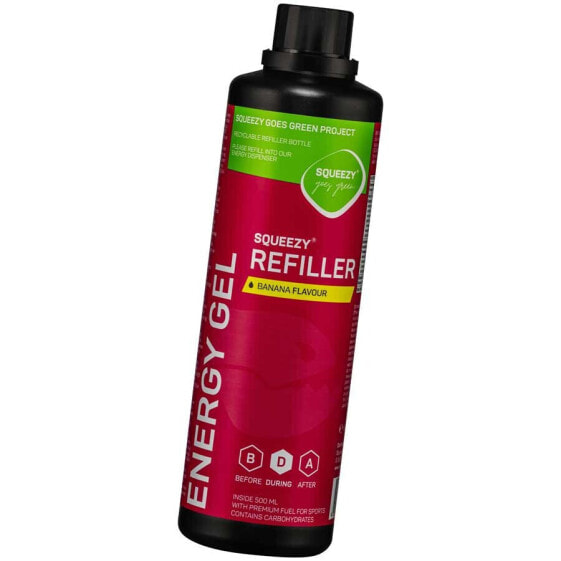 SQUEEZY Banana energy gel refiller 500ml