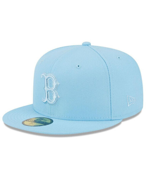 Men's Light Blue Boston Red Sox 2023 Spring Color Basic 59FIFTY Fitted Hat