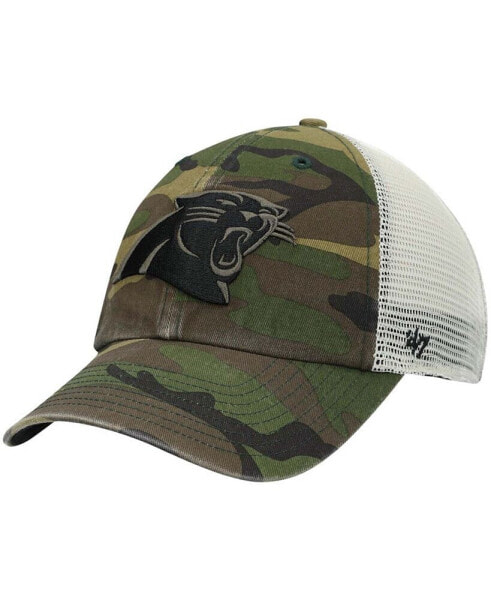 Men's Camo Carolina Panthers Branson MVP Trucker Snapback Hat