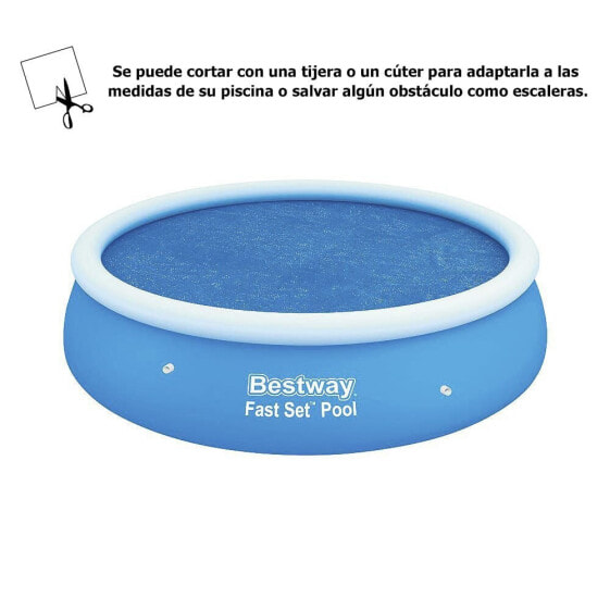 BESTWAY Solar Cover For Fast Set Swimming Pools 244 cm