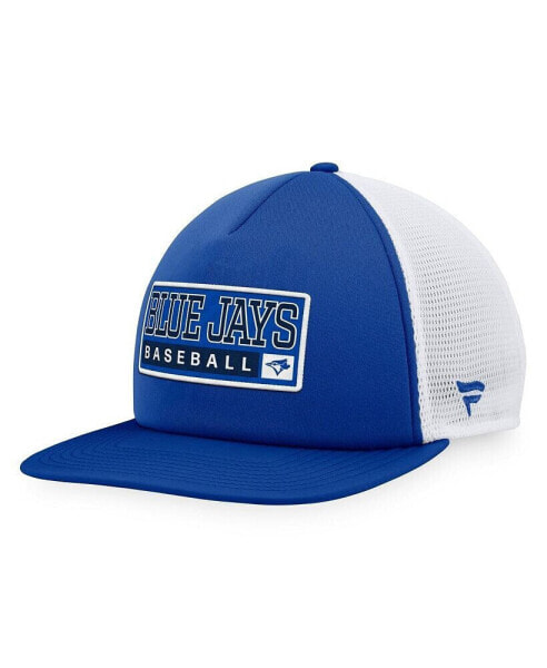 Men's Royal, White Toronto Blue Jays Foam Trucker Snapback Hat