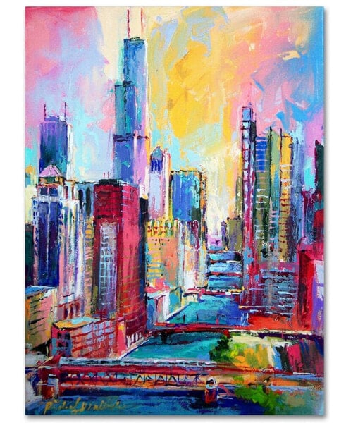 Richard Wallich 'Chicago 3' Canvas Art - 24" x 32" x 2"