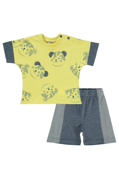Комплект для мальчиков Civil Baby, модель Erkek Bebek, 6-18 месяцев, желтый