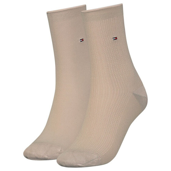 TOMMY HILFIGER Irregular Shiny socks 2 pairs