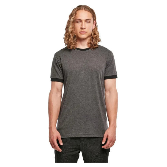 BUILD YOUR BRAND Ringer short sleeve T-shirt